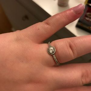 Pandora Classic Sparkle Halo Ring